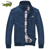 Business leisure high quality men&#39;s Baseball Jacket zipper stand collar jacket outdoor sports printed Baseball
