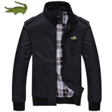 Business leisure high quality men&#39;s Baseball Jacket zipper stand collar jacket outdoor sports printed Baseball
