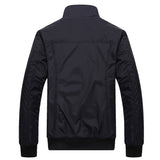 Business leisure high quality men&#39;s Baseball Jacket zipper stand collar jacket outdoor sports printed Baseball
