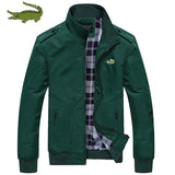 Business leisure high quality men&#39;s Baseball Jacket zipper stand collar jacket outdoor sports printed Baseball